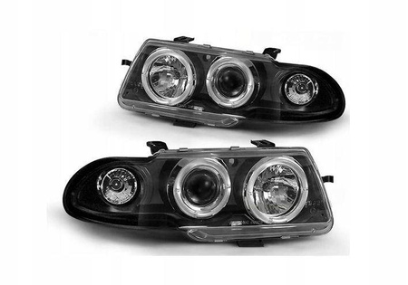 Fényszórók Opel Astra F BLACK RINGI