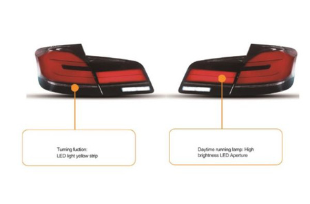 HÁTSÓ LÁMPÁK BMW F10 10-17 LOOK G30 LCI