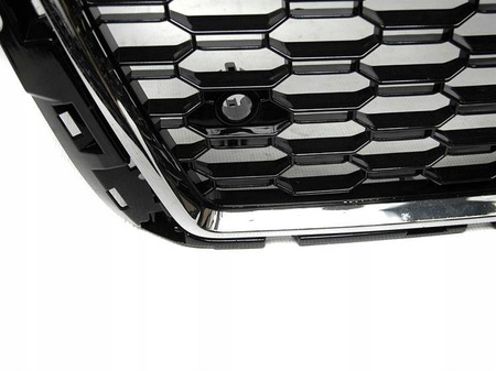 Első hűtőrács Audi A3 8v 17- RS3 Style króm fekete
