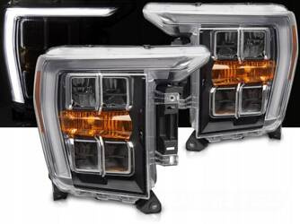 Fekete LED fényszórók Ford F150 MK14 20-23-as Ford F150 MK14-hez