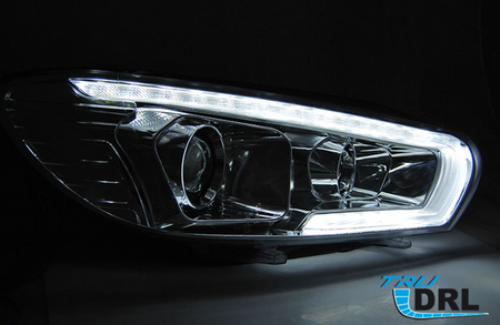 Fényszórók krómozott Led Vw Scirocco 08-14 számára