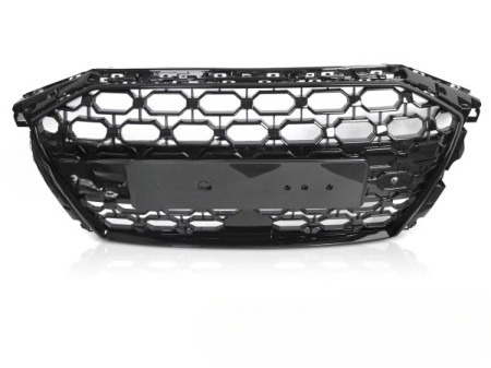 Audi A3 8Y Hatchback / Sedan 2019-2024 fekete fényes első hűtőrács