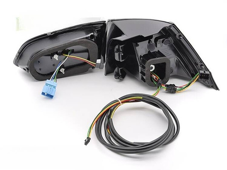 FEKETE LED lámpák VW GOLF 7 VII VARIANT-hoz