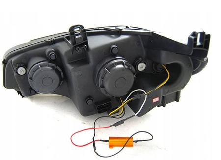 Fényszórók BMW X5 E70 07-13 DRL BLACK 3D