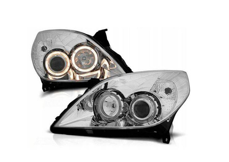 Fényszórók Opel Vectra C FL CHROM RINGI