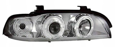 Fényszórók BMW E39 CHROM + Gyűrűk