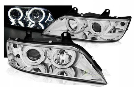 Bmw Z3 fényszórók 96-02 ringi ccfl króm
