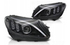 Fekete LED fényszóró lámpák Mercedes w205 14-18