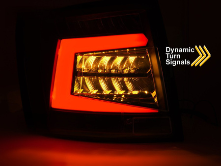 Hátsó lámpák SKODA OCTAVIA III 2012-2020 KOMBI fekete