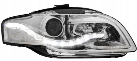 Nappali krómozott drl audi fényszórók