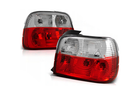 Hátsó lámpák Bmw E36 93-99 Compact Tiszta piros fehér