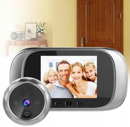 LCD kereső 2.8" ajtócsengő judas kereső