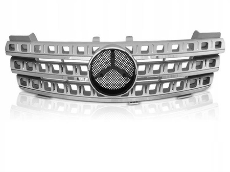 Első hűtőrács Mercedes W164 05-08 Ezüst krómozott