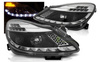 Fényszórók Opel Corsa d 06-11 fekete led