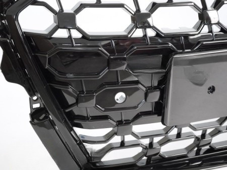 Audi A3 8Y Hatchback / Sedan 2019-2024 fekete fényes első hűtőrács