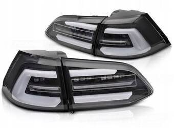 FEKETE LED lámpák VW GOLF 7 VII VARIANT-hoz