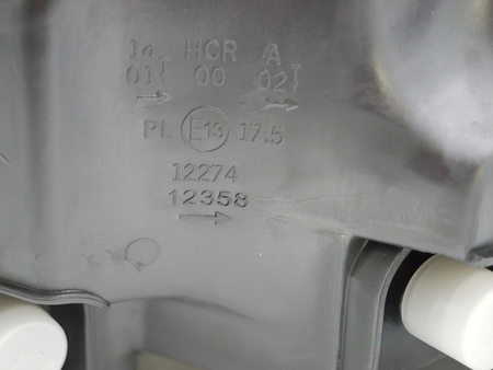 Fekete jobb oldali fényszóró Renault Laguna II-hez