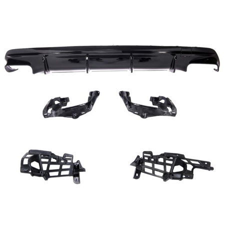 DIFFÚZOR MERCEDES CLA 13-19 AMG LINE FÉNYES FEKETE