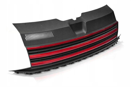 Grill rács Vw T6 2015- fekete piros