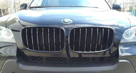 HŰTŐRÁCS (VESE) BMW E70 E71 X5/X6 07-14 FÉNYES FEKETE
