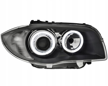 Fényszórók BMW E87 E81 04-11 Led gyűrűslámpák szürke