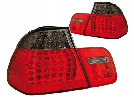 BMW E46 01-05 Sedan Piros füst LED lámpák