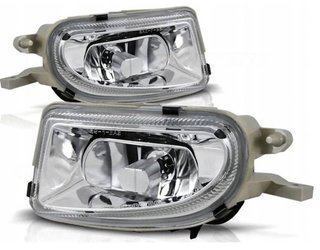 Mercedes W210 99-02 clk slk krómozott depo halogén lámpák