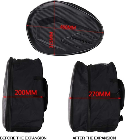 Motocentrikus oldalsó csomagtartók