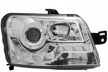 Fényszórók Fiat Panda 03- króm Led