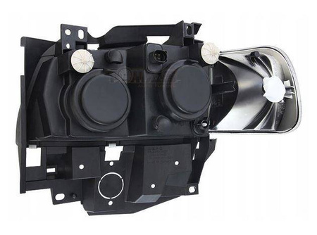 Fényszórók VW T4 96-03 busz RINGI FEKETE