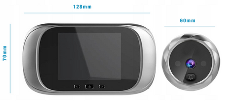 LCD kereső 2.8" ajtócsengő judas kereső