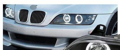 Fényszórók BMW Z3 fekete gyűrűk
