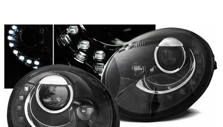 Fényszórók VW New Beetle fekete