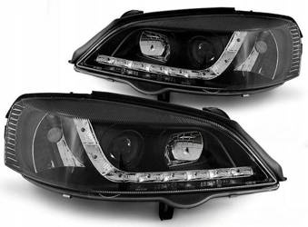 Fényszórók Opel Astra g 97-04 nappali fény fekete
