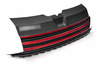 Grill rács Vw T6 2015- fekete piros
