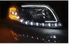 Fényszórók Audi A4 B7 04-08 led cső króm