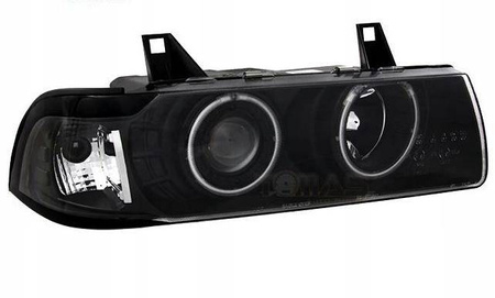 Fényszórók BMW E36 Coupe/Cabrio BLACK RINGI