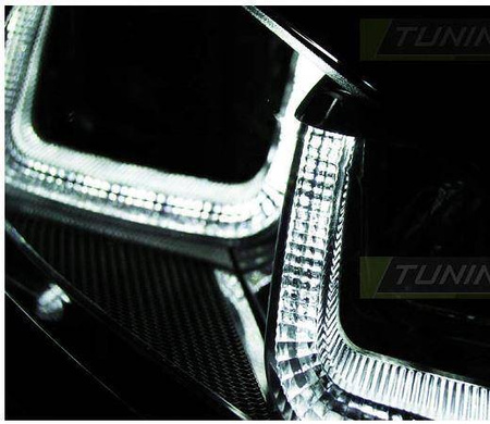 Fényszórók Vw Golf VII 7 12-17 fekete led drl