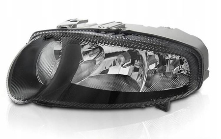 Fekete bal oldali fényszóró Alfa Romeo 147 01-04