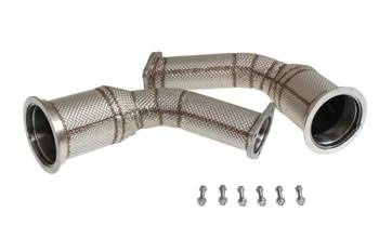 Downpipe Audi RS4 RS5 B9 2.9T 2018+ Decat Hővédő pajzs