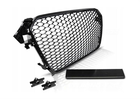 Első hűtőrács rács AUDI A4 B8 11-15 RS-TYPE BLAC