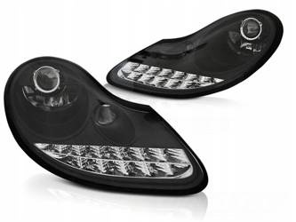 Fényszórók Fekete led Porsche Boxster 96-04 911 996