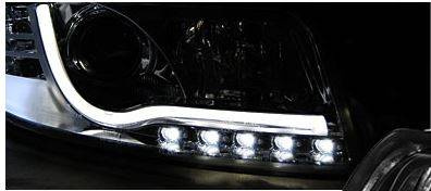 Lámpák új audi a4 b6 00-04 led cső fekete drl