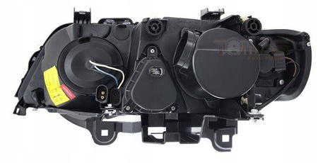 BMW X5 BLACK h7 gyűrűs fényszórók