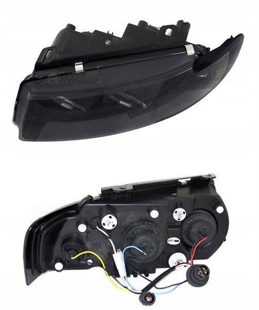 Fényszórók VW Passat B5 3B BLACK RINGS +