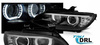 Bmw E92 fekete DRL XENON fényszórók
