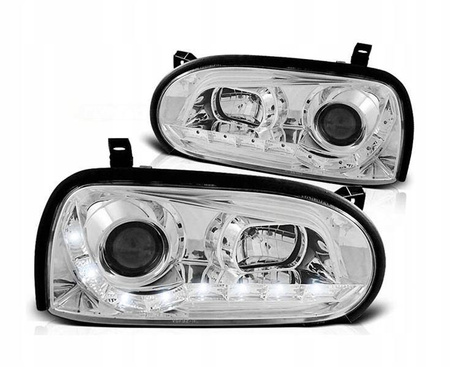 VW Golf III CHROM DAYLIGHT fényszórók