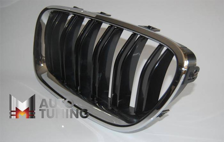 HŰTŐRÁCS (VESE) BMW F10/F11 LOOK M5 FEKETE/KRÓM