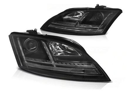 Audi Tt lámpák 06-10 8j Fekete Led Drl Dts Xenon