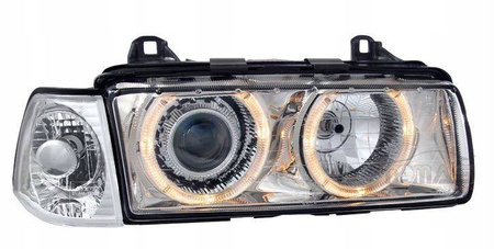 Fényszórók BMW E36 CHROM RINGI coupe cabr